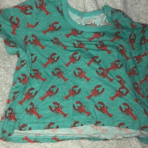 Aeropostale lobster crop top